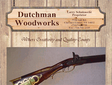 Tablet Screenshot of dutchmanwoodworks.com
